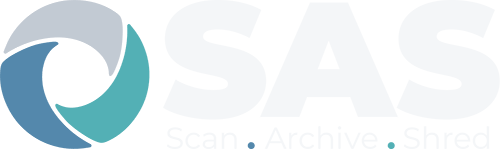 Scan Archive Shred SAS logo light